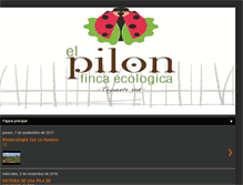 Tablet Screenshot of fincaecologicaelpilon.blogspot.com