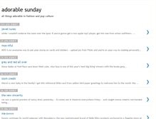 Tablet Screenshot of adorablesunday.blogspot.com