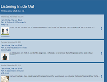 Tablet Screenshot of listeninginsideout.blogspot.com
