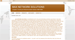 Desktop Screenshot of maxnetworksolutions.blogspot.com