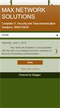 Mobile Screenshot of maxnetworksolutions.blogspot.com