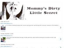 Tablet Screenshot of mommysdirtysecret.blogspot.com