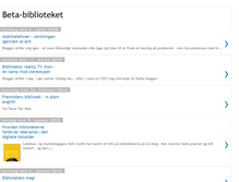 Tablet Screenshot of betabiblioteket.blogspot.com
