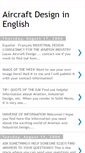 Mobile Screenshot of aircraftsdesignenglish.blogspot.com