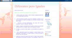 Desktop Screenshot of diferentesperoiguales-naiara.blogspot.com