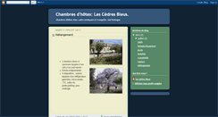 Desktop Screenshot of lescedresbleus.blogspot.com