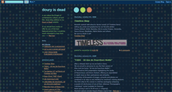 Desktop Screenshot of douryisdead.blogspot.com
