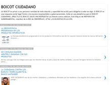 Tablet Screenshot of boicotciudadano.blogspot.com