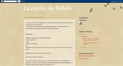 Desktop Screenshot of lacocinaderuben.blogspot.com