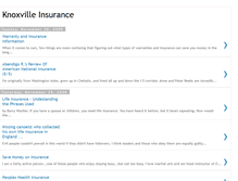 Tablet Screenshot of knoxvilleinsurance.blogspot.com