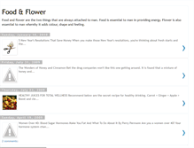 Tablet Screenshot of foodandflower.blogspot.com