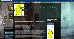 Desktop Screenshot of indianalostandfound.blogspot.com