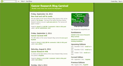 Desktop Screenshot of cancer-carnival.blogspot.com