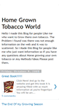 Mobile Screenshot of homegrowntobacco.blogspot.com