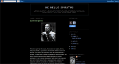 Desktop Screenshot of debellospiritus.blogspot.com