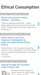 Mobile Screenshot of ethical-consumption.blogspot.com