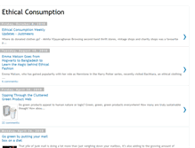 Tablet Screenshot of ethical-consumption.blogspot.com