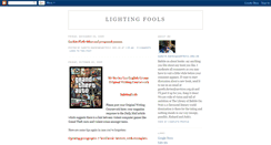 Desktop Screenshot of lightingfools.blogspot.com
