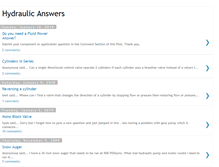 Tablet Screenshot of hydraulicanswers.blogspot.com
