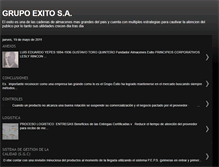 Tablet Screenshot of grupoexitosa.blogspot.com
