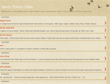 Tablet Screenshot of harrypotterclube.blogspot.com