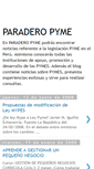 Mobile Screenshot of paraderopyme.blogspot.com
