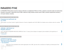 Tablet Screenshot of paraderopyme.blogspot.com