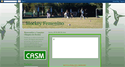 Desktop Screenshot of hockeyfemeninosanmiguel.blogspot.com