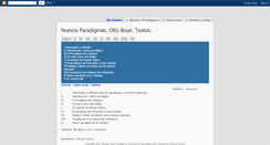 Desktop Screenshot of nuevosparadigmas-index.blogspot.com
