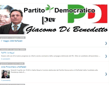 Tablet Screenshot of giacomodibenedetto.blogspot.com