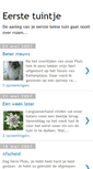 Mobile Screenshot of eerstetuintje.blogspot.com