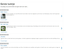 Tablet Screenshot of eerstetuintje.blogspot.com