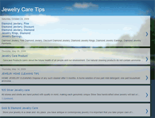Tablet Screenshot of jewelry-care-tips.blogspot.com