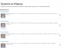 Tablet Screenshot of deco-filigrana.blogspot.com