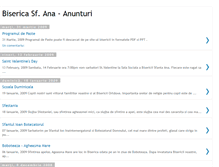 Tablet Screenshot of bisericasfana-anunturi.blogspot.com
