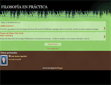 Tablet Screenshot of filosofiaenpractica.blogspot.com