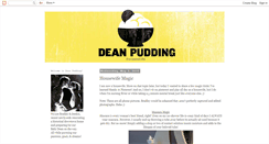 Desktop Screenshot of deanpudding.blogspot.com