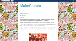 Desktop Screenshot of maferchaurio.blogspot.com