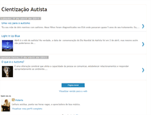 Tablet Screenshot of cientizacaoautista.blogspot.com