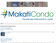 Tablet Screenshot of makati-condo.blogspot.com