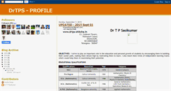 Desktop Screenshot of drtps-bio-data.blogspot.com