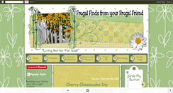 Desktop Screenshot of frugalfinds.blogspot.com