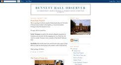 Desktop Screenshot of bennetthallobserver.blogspot.com