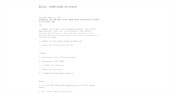 Desktop Screenshot of blogdownloaddrivers.blogspot.com