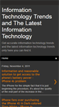 Mobile Screenshot of informationtechnologytrends2012.blogspot.com