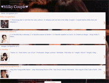Tablet Screenshot of love-milkycouple.blogspot.com
