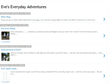 Tablet Screenshot of eveseverydayadventures.blogspot.com