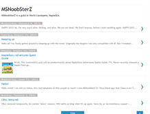 Tablet Screenshot of msnoobsterz.blogspot.com