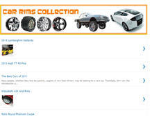 Tablet Screenshot of car-rims-wheels.blogspot.com