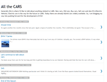 Tablet Screenshot of carscarsncars.blogspot.com